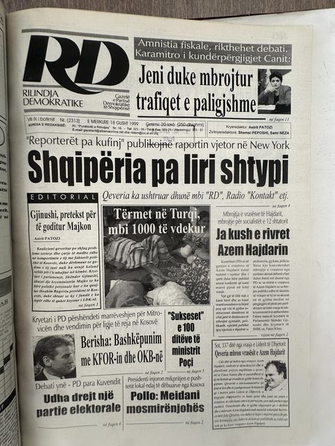 Rilindja Demokratike 1999-08-18